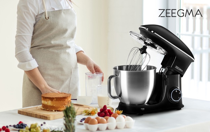 ROBOT KUCHENNY PLANETARNY MIKSER 6,5L 2200W AKCESORIA Duża Misa Czarny