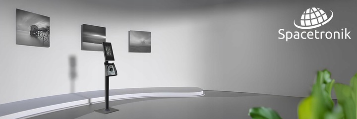 Wolnostojący Ochronny Statyw podstawka obudowa POS na tablet regulowany