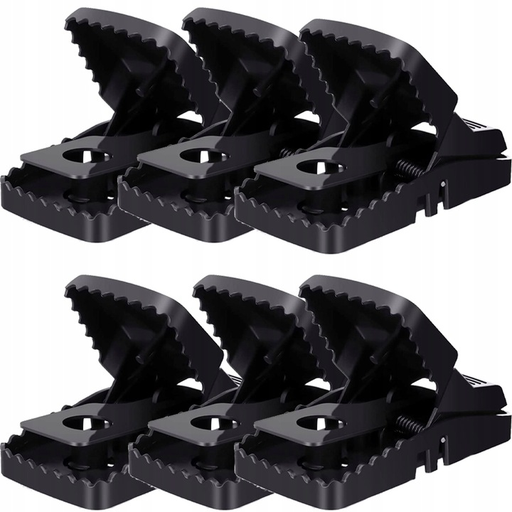 PUŁAPKA NA MYSZY MOCNY ZATRZASK GILOTYNA ZESTAW 6 SZTUK !!!! ŁAPKA NA MYSZY