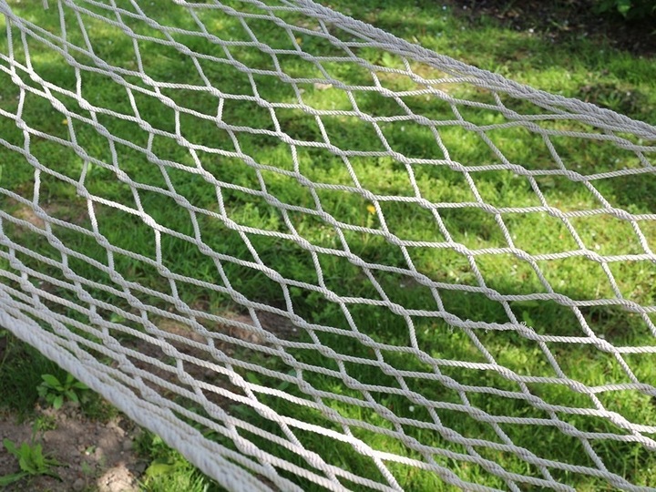 Klasyczny siateczkowy hamak RETRO ecru boho