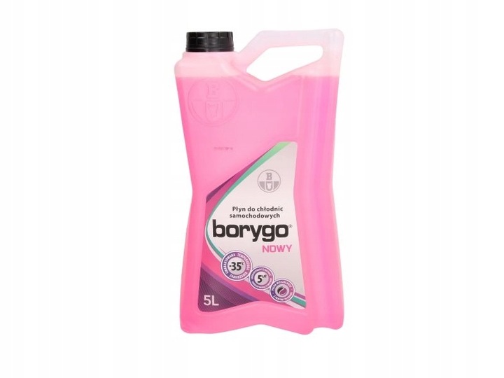 PŁYN DO CHŁODNIC BORYGO NOWY CZERWONY 5L B004