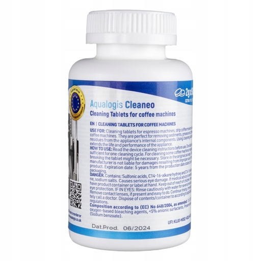 Tabletki Czyszczące Do Ekspresu Aqualogis Cleaneo 90 tabletek