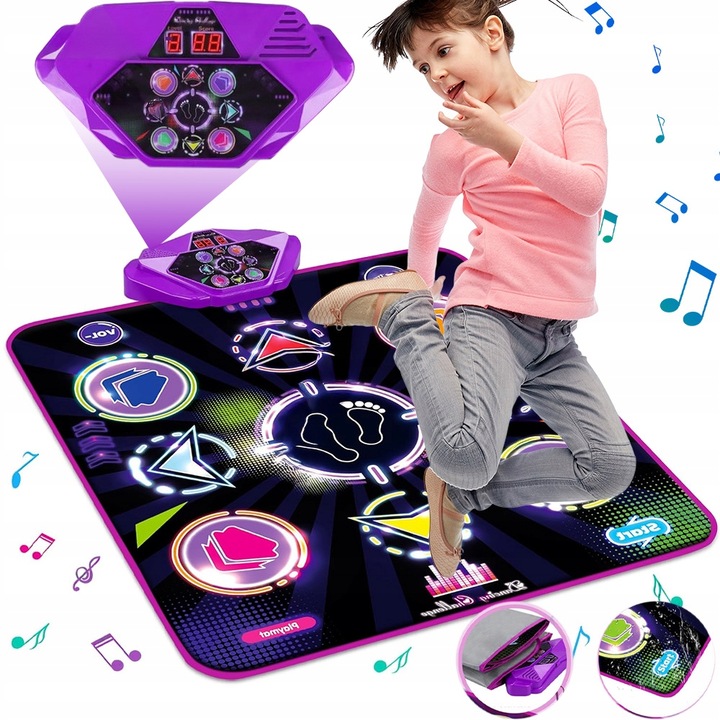 MATA DO TAŃCZENIA MUZYCZNA TANECZNA DLA DZIECI GRA INTERAKTYWNA TAŃCA ZABAW