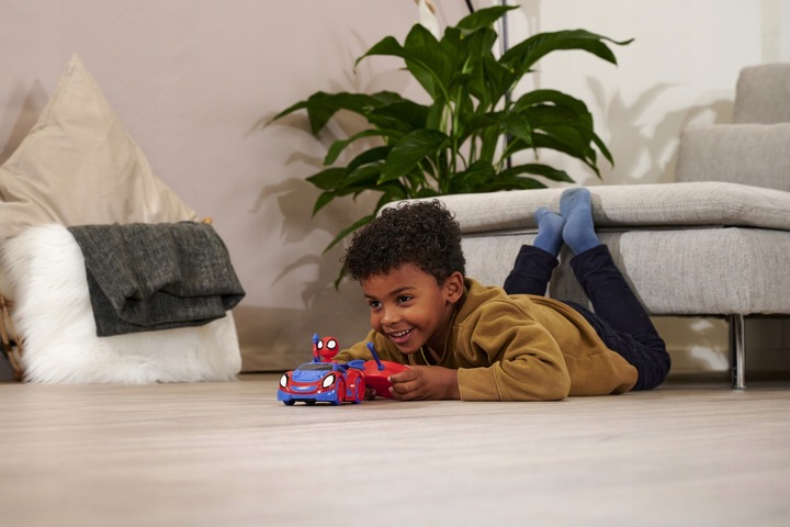 SPIDERMAN ZDALNIE STEROWANY POJAZD SPIDEY'A WEB CRAWLER RC + PILOT DISNEY