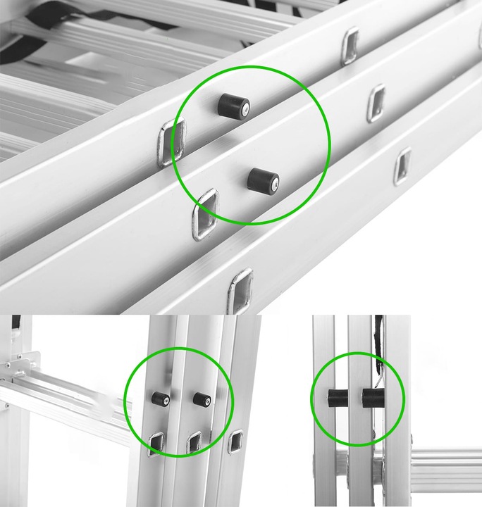 DRABINA ALUMINIOWA 3x10 HIGHER na schody + GRATIS