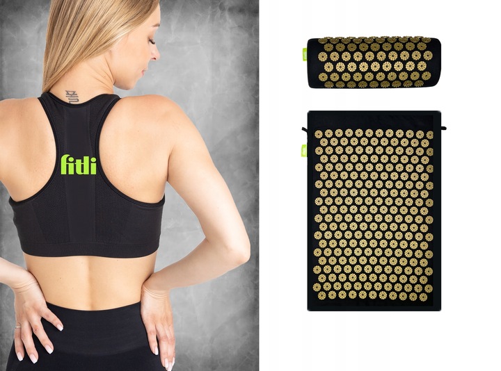 MATA ZDROWOTNA DO AKUPRESURY Z KOLCAMI + PODUSZKA