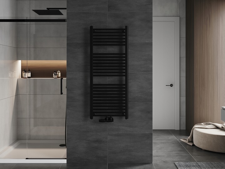 MEXEN MARS GRZEJNIK ŁAZIENKOWY 1200x500 CZARNY
