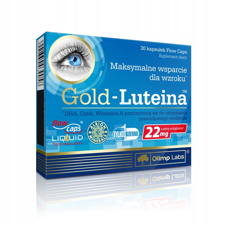 OLIMP GOLD-LUTEINA 30kaps LEPSZE WIDZENIE WZROK