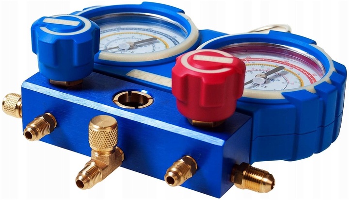 ZESTAW MANOMETRÓW DO KLIMATYZACJI Value R-32/R-410A/R-407C/R-134A + WALIZKA