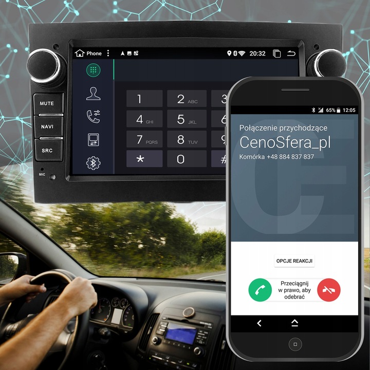 RADIO OPEL ASTRA VECTRA ZAFIRA CORSA ANDROID 2DIN
