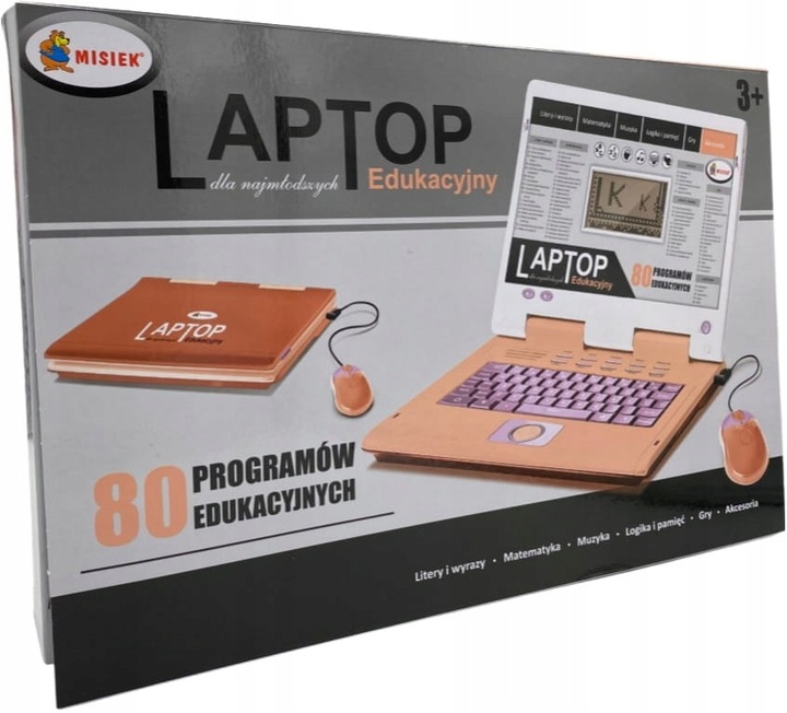 LAPTOP EDUKACYJNY 80 PROGRAMÓW USB DO NAUKI