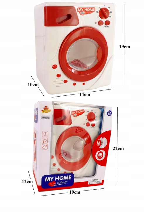 Pralka automat na baterie dla dzieci AGD 3216C
