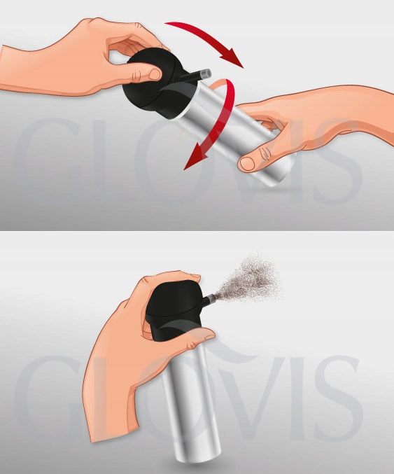 GLOVIS Spray Applicator Dozująca Pompka do Włókien