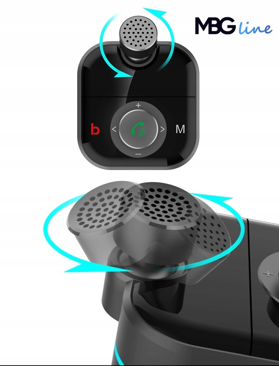 Transmiter FM Bluetooth 5.0 ładowarka QC 4.0 PD20W