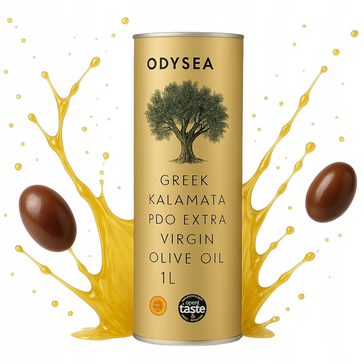 OLIWA Z OLIWEK EXTRA VIRGIN 1L KALAMATA PLATINUM TŁOCZONA NA ZIMNO Z GRECJI