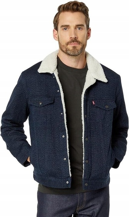Levi's Levis kurtka Type 3 Herringbone Sherpa Trucker Jacket roz. L