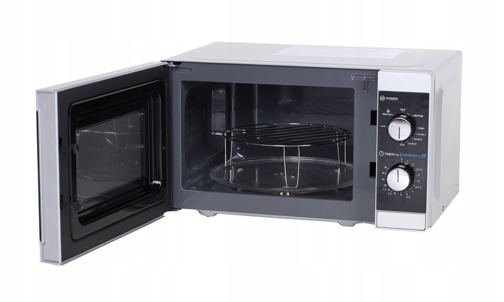 KUCHENKA MIKROFALOWA Z FUNKCJĄ GRILLOWANIA SHARP YC-MG01E-S 800W 20L