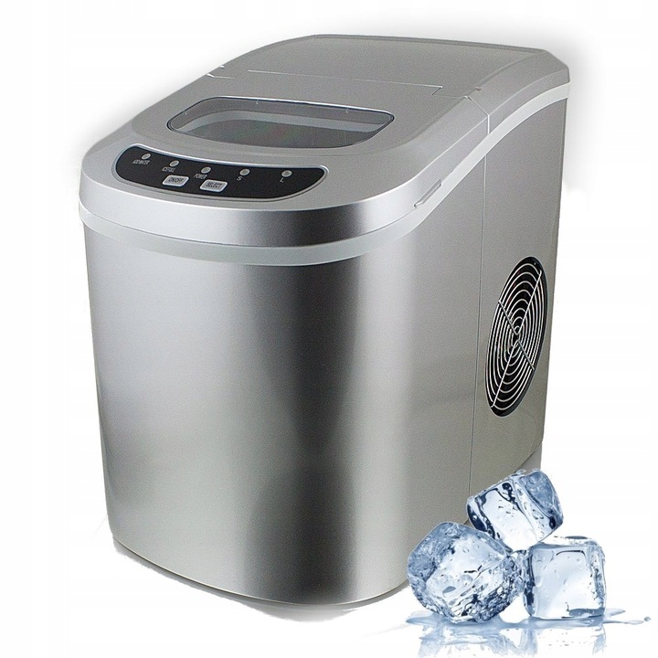 KOSTKARKA MASZYNA DO ROBIENIA KOSTEK LODU (SREBRNA)