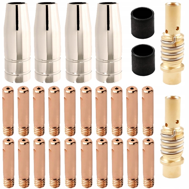 ZESTAW DO MIGOMATU MB15 DYSZE KONCÓWKI 0.8mm PRĄDOWE GNIAZDO IZOLATOR MB-15