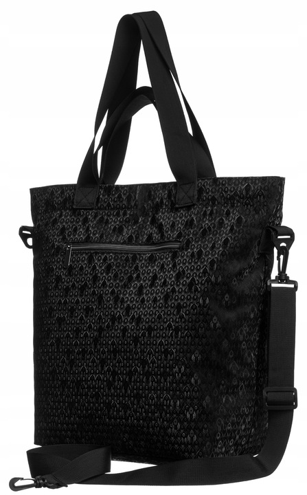 Rovicky duża torba damska shopperka pojemna na ramię suwak shopper bag