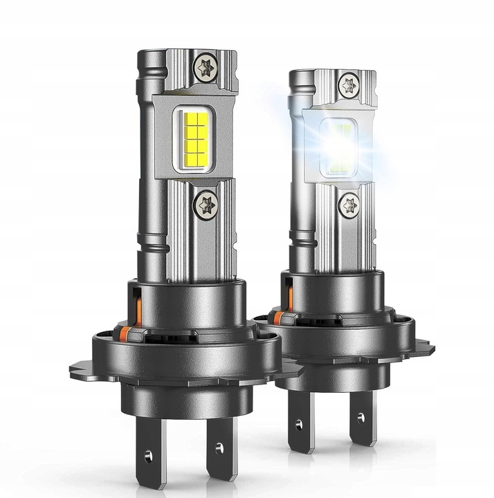 Żarówki H7 LED CSP biała 6500K 1do1 12V 7000lm BARDZO MOCNE WIECEJ ŚWIATŁA