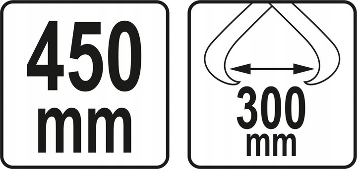 KLESZCZE DO PRZENOSZENIA DREWNA L-450 mm Yato