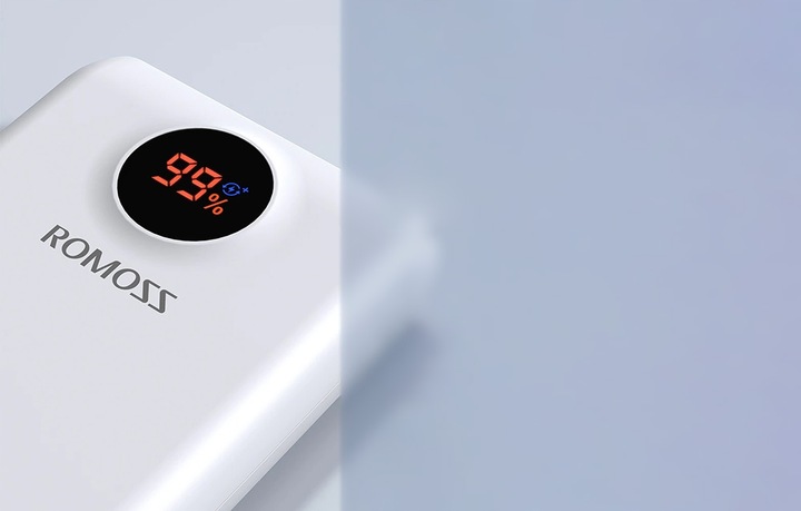 ROMOSS MOCNY POWERBANK USB DO TELEFONU 20000MAH USB-C 2X USB-A PD QC 22.5W