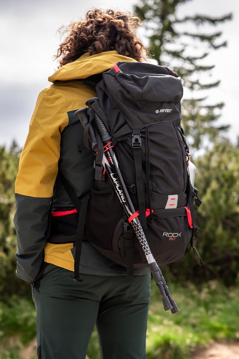 KIJE TREKKINGOWE KIJKI TURYSTYCZNE REGULOWANE 65-135cm HI-TEC LAPLAND