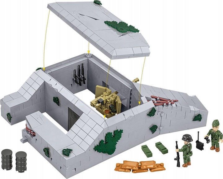 Klocki COBI 3136 German Bunker Regelbau 667 niemiecki schron bunkier