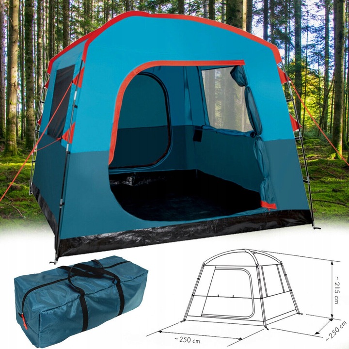 Przedsionek kempingowy NAMIOT wysoki dostawka przyczepy kampera 2,5m 6os