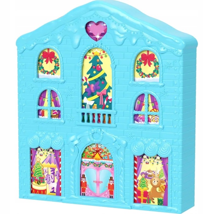 POLLY POCKET KALENDARZ ADWENTOWY 24 NIESPODZIANEK + 2 MIKRO LALKI + DOMEK