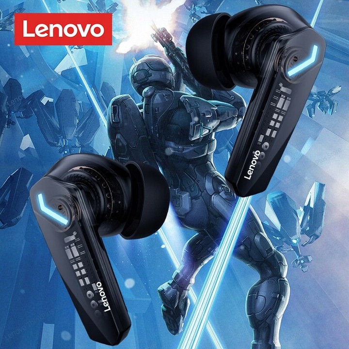 SŁUCHAWKI BEZPRZEWODOWE LENOVO GM2 PRO WODOODPORNE TWS GAMINGOWE LIVE PODS