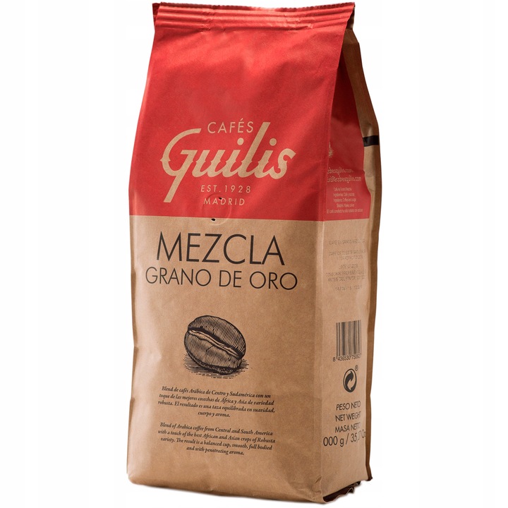 KAWA ZIARNISTA GUILIS MEZCLA 2x1KG mieszana Kawa do Ekspresu Crema Espresso