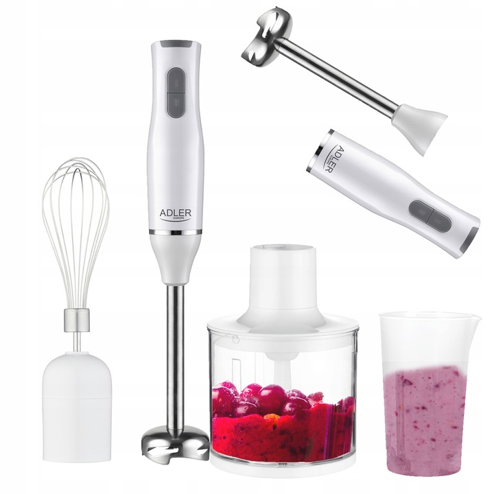 BLENDER RĘCZNY ZESTAW MIKSER MALAKSER TURBO ROBOT