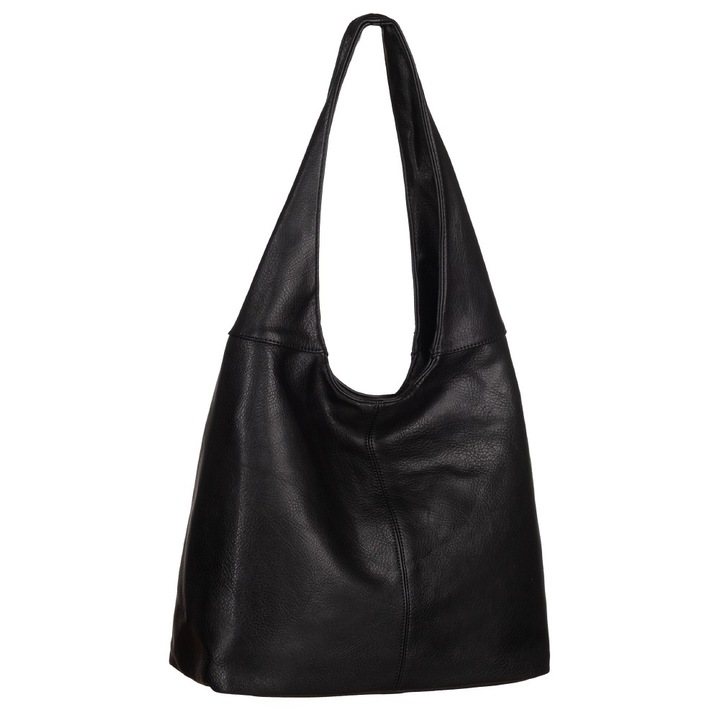 czarna torebka shopper worek skórzana klasyczna torebka shopper bag