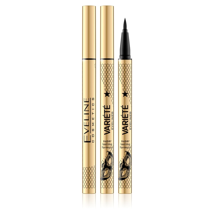 Eveline Eyeliner Variete Wodoodporny Ultra Black