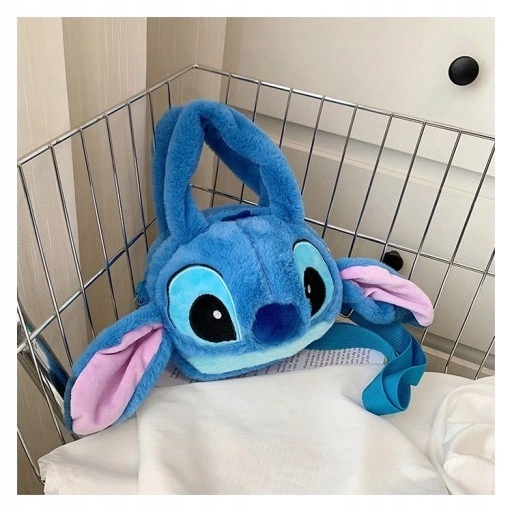 TOREBKA PLUSZAK STICH STITCH MASKOTKA PLUSZOWA TOREBECZKA NA RAMIĘ DZIECI