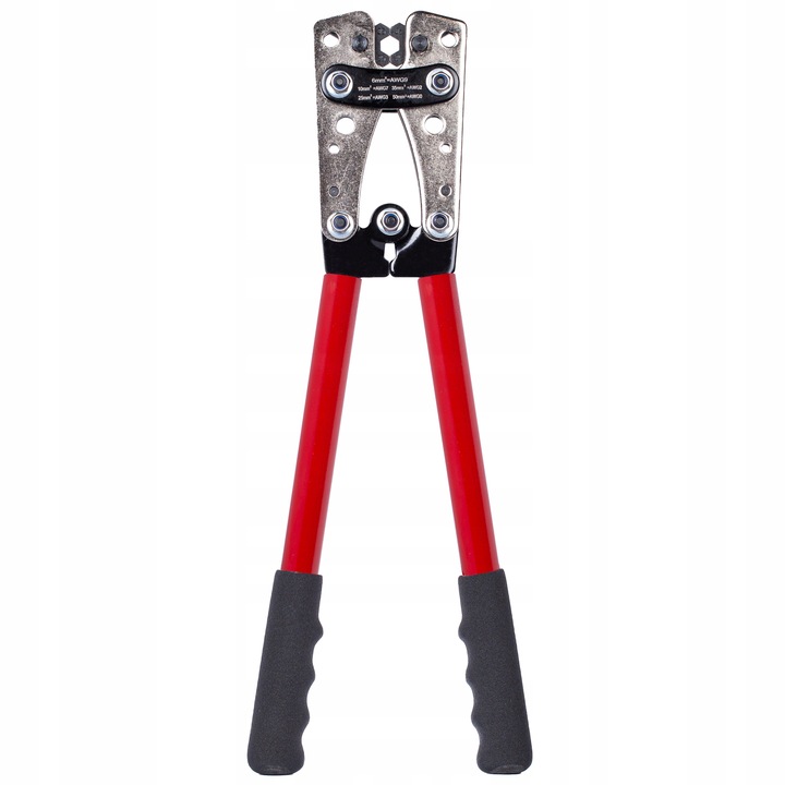 Zaciskarka do Końcówek Praska do Kabli Konektorów Tulejek 6-50mm2 HEX NEKU