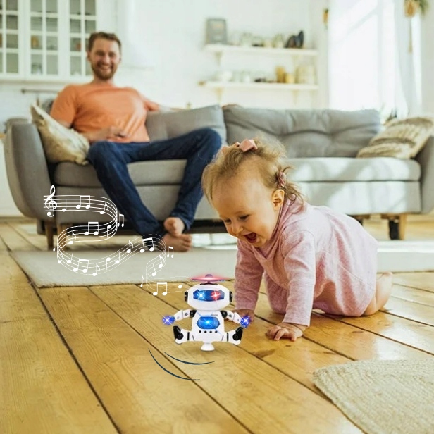 ROBOT INTERAKTYWNY Z ŚWIATŁEM I DŹWIĘKIEM TAŃCZĄCY