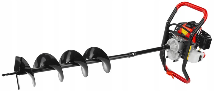 WIERTNICA GLEBOWA ŚWIDER SPALINOWY 6KM + 3 WIERTŁA ŚWIDRY PRZEDŁUŻKA 3 X OL