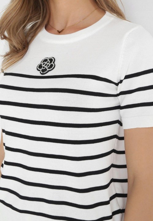 Born2Be Biała Bluzka damska