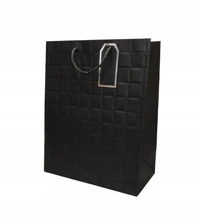 Torebka Damska CZARNA BRĄZOWA na Ramię Pasek do Ręki na Zamek Kuferek