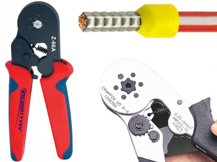 ENERGOTYTAN PRASKA ZACISKARKA DO TULEJEK 0,25-6 Z6