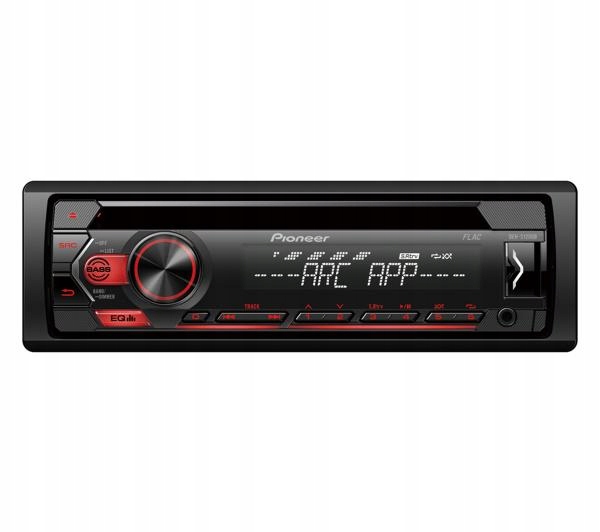 PIONEER DEH-S120UB RADIO CZERWONE CD MP3 USB