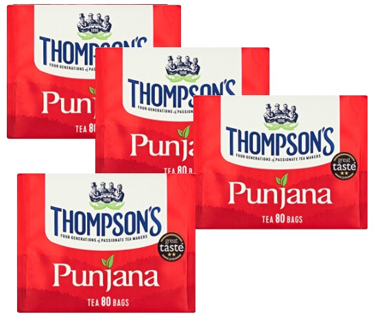 PUNJANA ORIGINAL BLEND 4x80 Thompsons herbata IRL