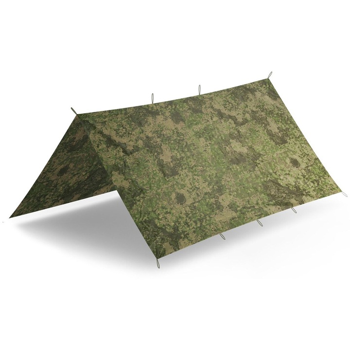 Płachta biwakowa turystyczna tarp moro Helikon Supertarp PenCott WildWood
