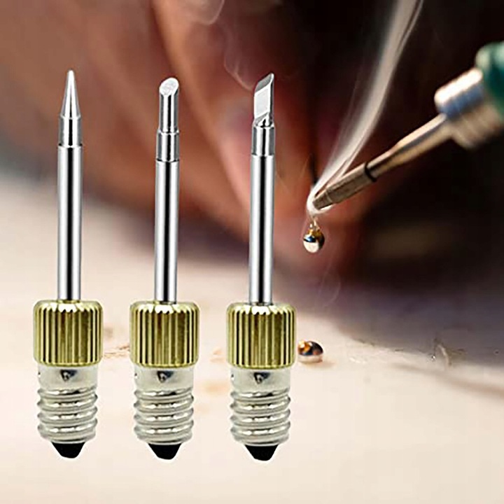 3 × Grot do lutownicy akumulatorowej Do Parkside PLKA 4A2 , 2 x gąbka