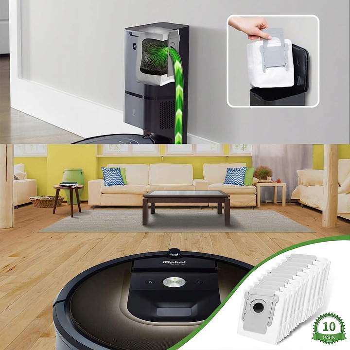 10x WORKI NA BRUD DO iRobot Roomba E I J i3+ i4+ i5+ i6+ i7+ i8+ j7+ s9+