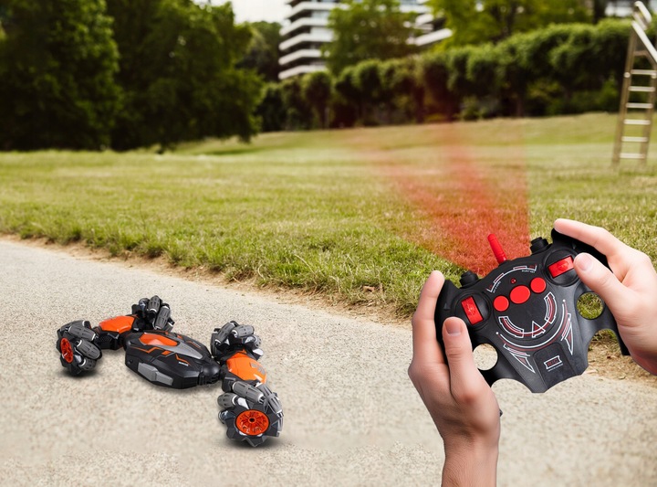 SAMOCHÓD ZDALNIE STEROWANY RC RĘKĄ GESTAMI PILOT AUTO PODŚWIETLENIE LED 4x4