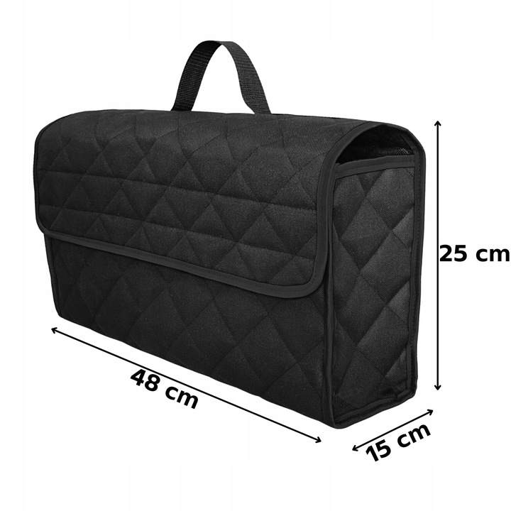 KUFEREK TORBA DO BAGAŻNIKA SAMOCHODU organizer RZEP GRUBY MOCNY ROZMIAR L